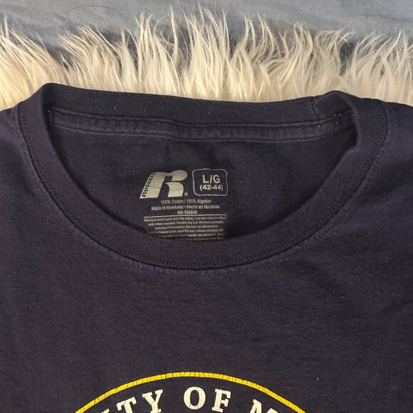 university shirt blue large - Picture 4 of 4